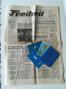DDR Zeitung "Freiheit" 