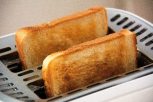 Toast aus dem Toaster
